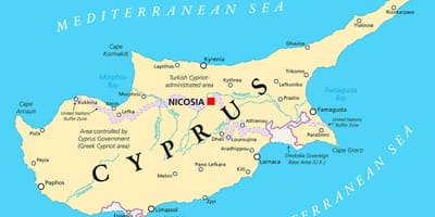 Нийслэл Кипр газрын зураг